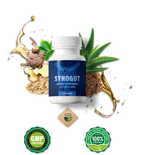 SynoGut gut health supplement bottle